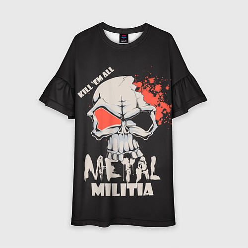 Детское платье Metal Militia / 3D-принт – фото 1