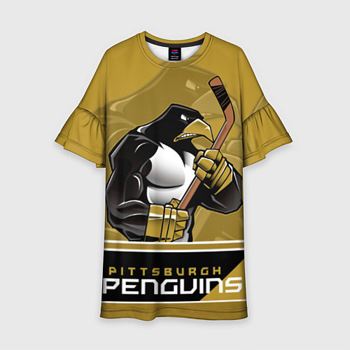 Детское платье Pittsburgh Penguins / 3D-принт – фото 1