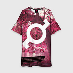 Детское платье 30 STM: Pink Glyph