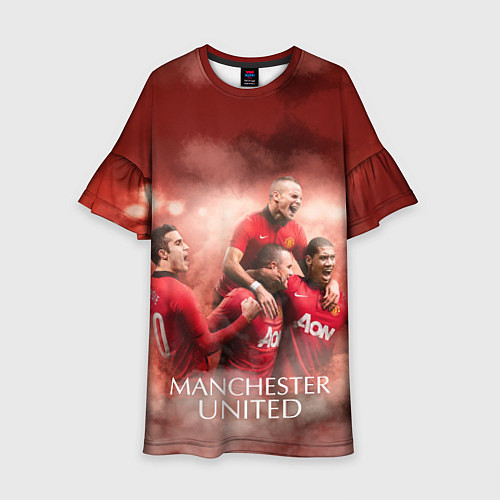 Детское платье Manchester United / 3D-принт – фото 1