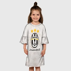 Платье клеш для девочки Juventus3, цвет: 3D-принт — фото 2