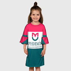 Платье клеш для девочки РНИМУ, цвет: 3D-принт — фото 2