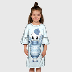 Платье клеш для девочки Santa Sans, цвет: 3D-принт — фото 2