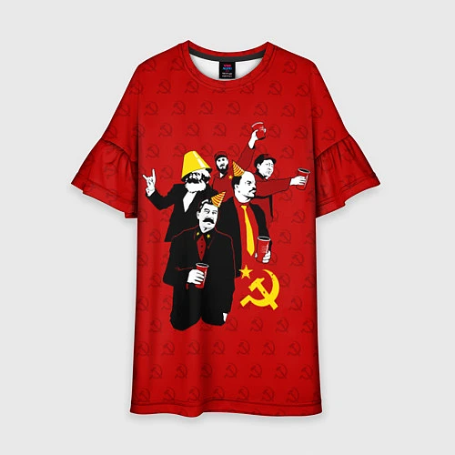 Детское платье Communist Party / 3D-принт – фото 1
