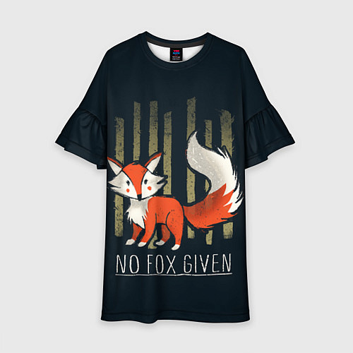 Детское платье No Fox Given / 3D-принт – фото 1