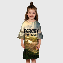 Платье клеш для девочки Far Cry: Primal, цвет: 3D-принт — фото 2