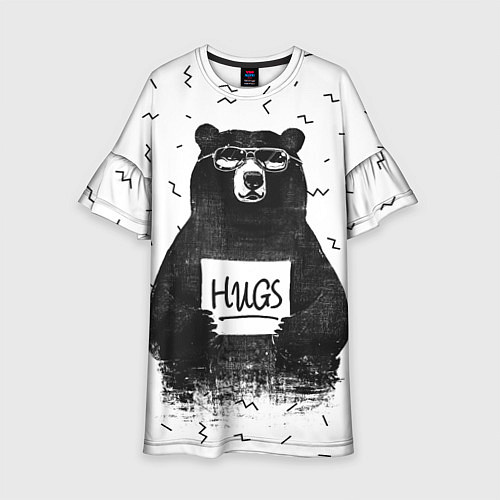 Детское платье Bear Hugs / 3D-принт – фото 1