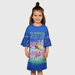 Платье клеш для девочки Led Zeppelin: Angel, цвет: 3D-принт — фото 2