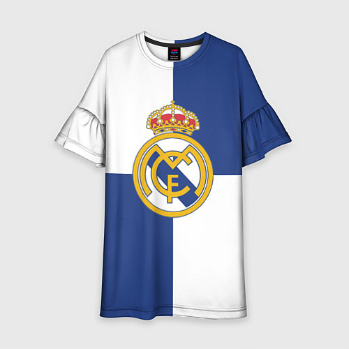 Детское платье Real Madrid: Blue style / 3D-принт – фото 1