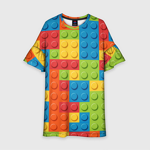 Детское платье Лего конструктор / 3D-принт – фото 1