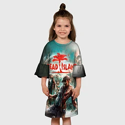 Платье клеш для девочки Dead Island, цвет: 3D-принт — фото 2