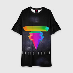 Платье клеш для девочки Tokio Hotel: New Symbol, цвет: 3D-принт