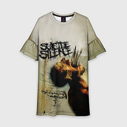 Платье клеш для девочки Suicide Silence: The cleansing цвета 3D-принт — фото 1