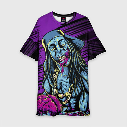 Детское платье Lil Wayne Art / 3D-принт – фото 1