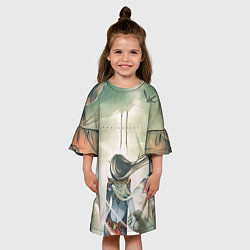 Платье клеш для девочки LineAge II 3, цвет: 3D-принт — фото 2