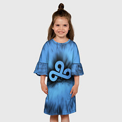 Платье клеш для девочки Team Cloud9, цвет: 3D-принт — фото 2