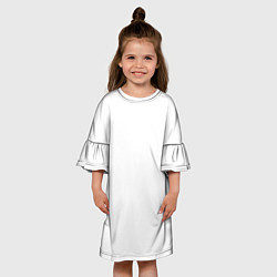 Платье клеш для девочки Stay cool, цвет: 3D-принт — фото 2