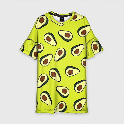 Детское платье Стиль авокадо / 3D-принт – фото 1