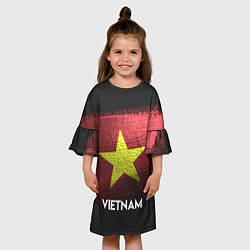 Платье клеш для девочки Vietnam Style, цвет: 3D-принт — фото 2