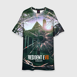 Платье клеш для девочки Resident Evil 7, цвет: 3D-принт