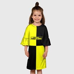 Платье клеш для девочки Testing ASAP Rocky, цвет: 3D-принт — фото 2