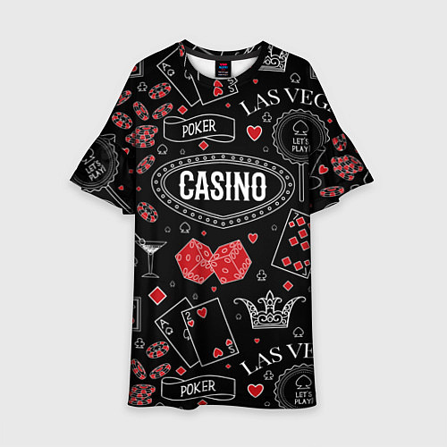 Детское платье Casino / 3D-принт – фото 1