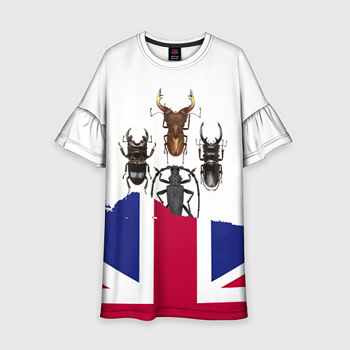 Детское платье The Beatles - fantasy / 3D-принт – фото 1