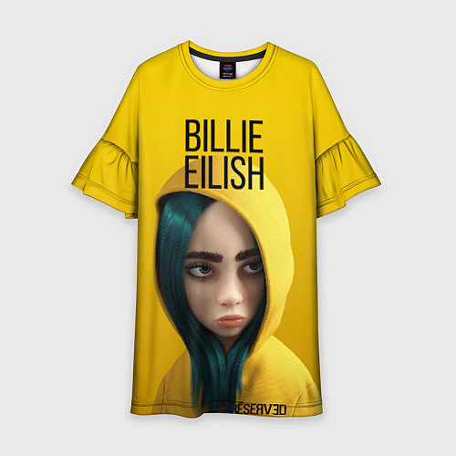 Детское платье BILLIE EILISH: Yellow Girl / 3D-принт – фото 1
