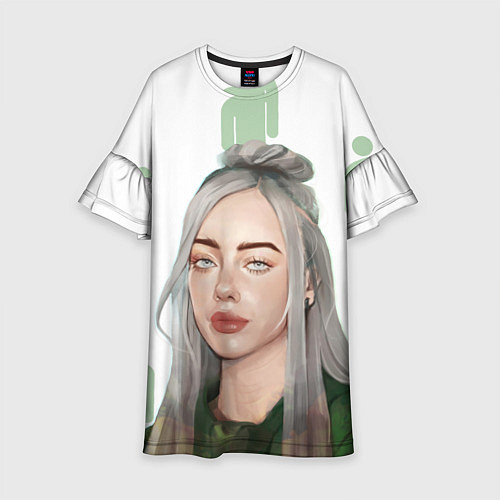 Детское платье Billie Eilish / 3D-принт – фото 1