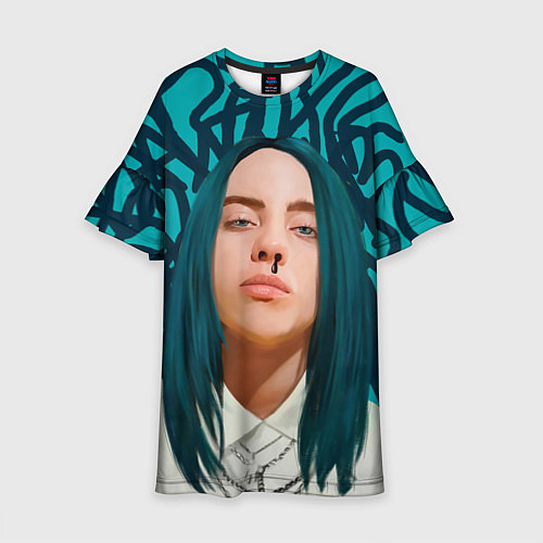 Детское платье Billie Eilish / 3D-принт – фото 1