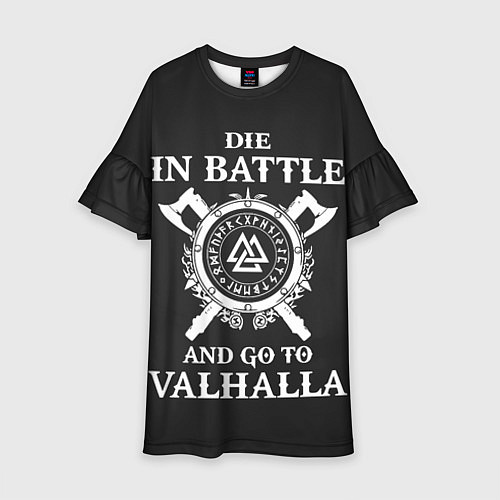 Детское платье Vikings / 3D-принт – фото 1