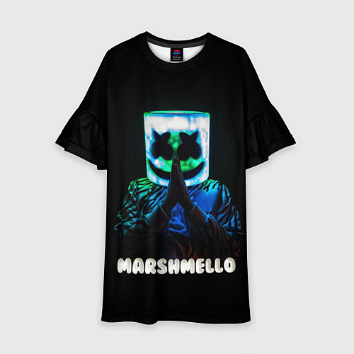 Детское платье Marshmello / 3D-принт – фото 1