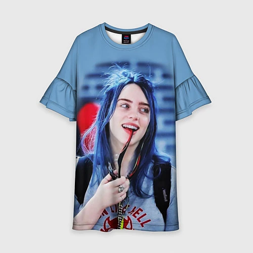 Детское платье BILLIE EILISH / 3D-принт – фото 1