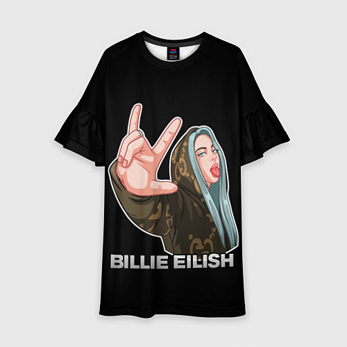 Детское платье BILLIE EILISH / 3D-принт – фото 1