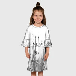Платье клеш для девочки LINEAGE 2, цвет: 3D-принт — фото 2