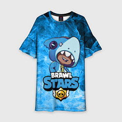 Детское платье Brawl Stars LEON SHARK