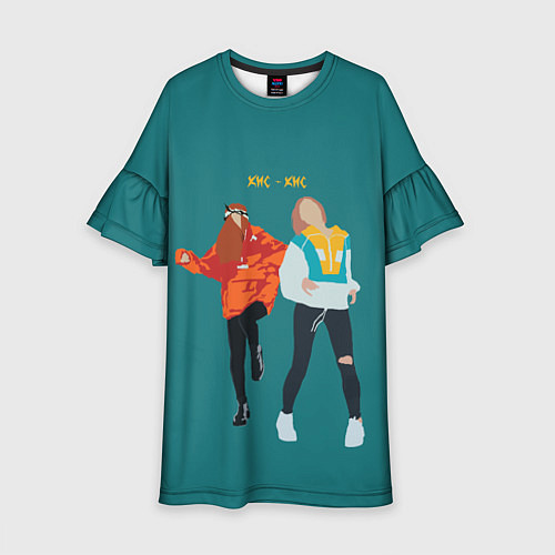 Детское платье Кис-кис / 3D-принт – фото 1