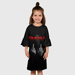 Платье клеш для девочки EMINEM, цвет: 3D-принт — фото 2