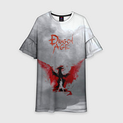 Платье клеш для девочки Dragon Age, цвет: 3D-принт