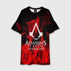 Платье клеш для девочки Assassin’s Creed: Syndicate, цвет: 3D-принт