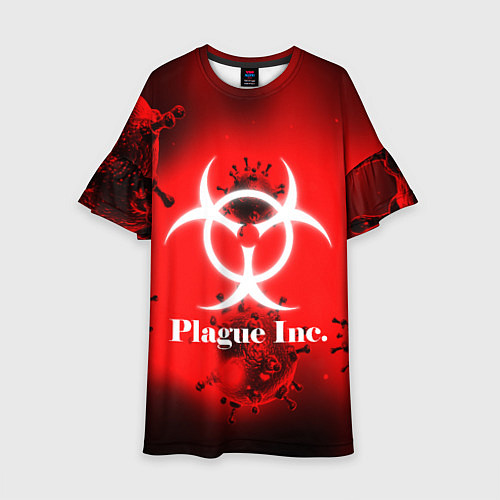 Детское платье PLAGUE INC / 3D-принт – фото 1