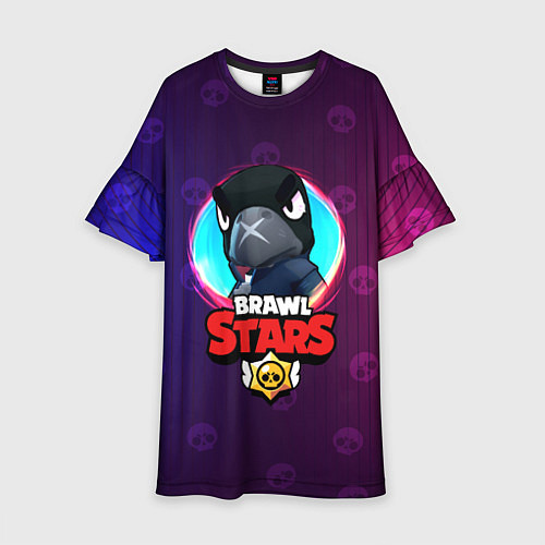 Детское платье Brawl Stars Crow v1 / 3D-принт – фото 1