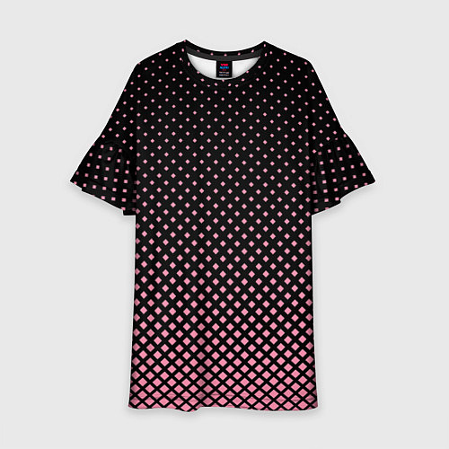 Детское платье Ромбы / 3D-принт – фото 1