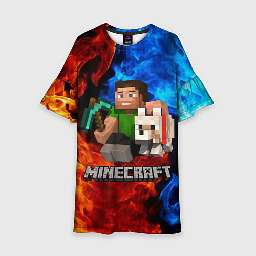 Детское платье MINECRAFT / 3D-принт – фото 1