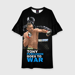 Платье клеш для девочки Tony Ferguson, цвет: 3D-принт