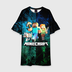 Детское платье Minecraft Майнкрафт