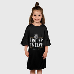 Платье клеш для девочки Conor McGregor Proper Twelve, цвет: 3D-принт — фото 2