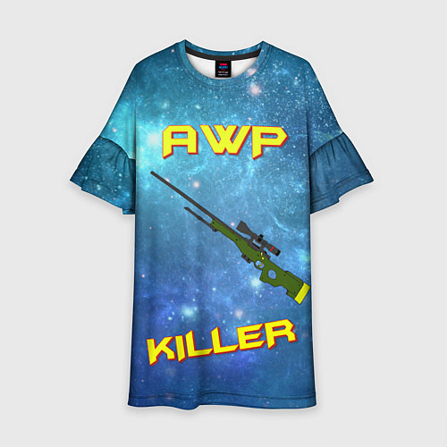 Детское платье AWP killer / 3D-принт – фото 1