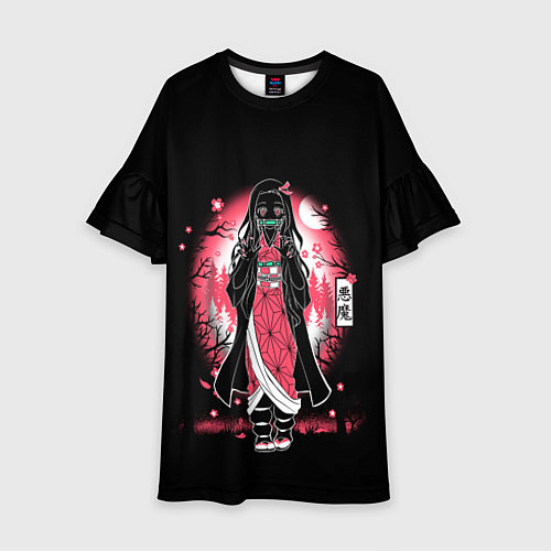 Детское платье KIMETSU NO YAIBA / 3D-принт – фото 1