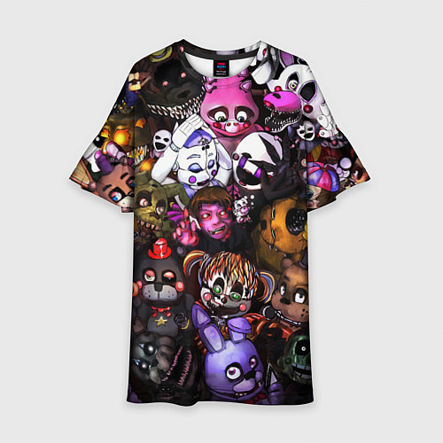 Детское платье Five Nights At Freddy's / 3D-принт – фото 1